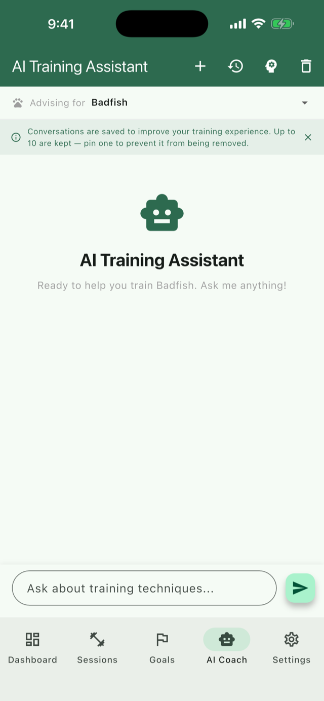 AI training assistant